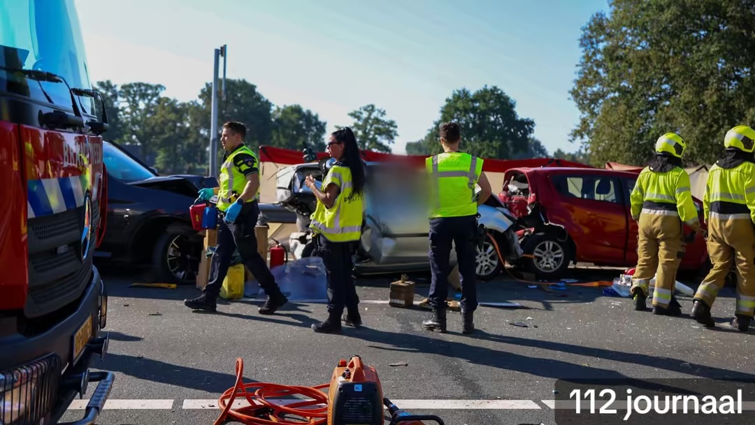 Twee doden bij ernstig ongeval op A59 bij Heesch