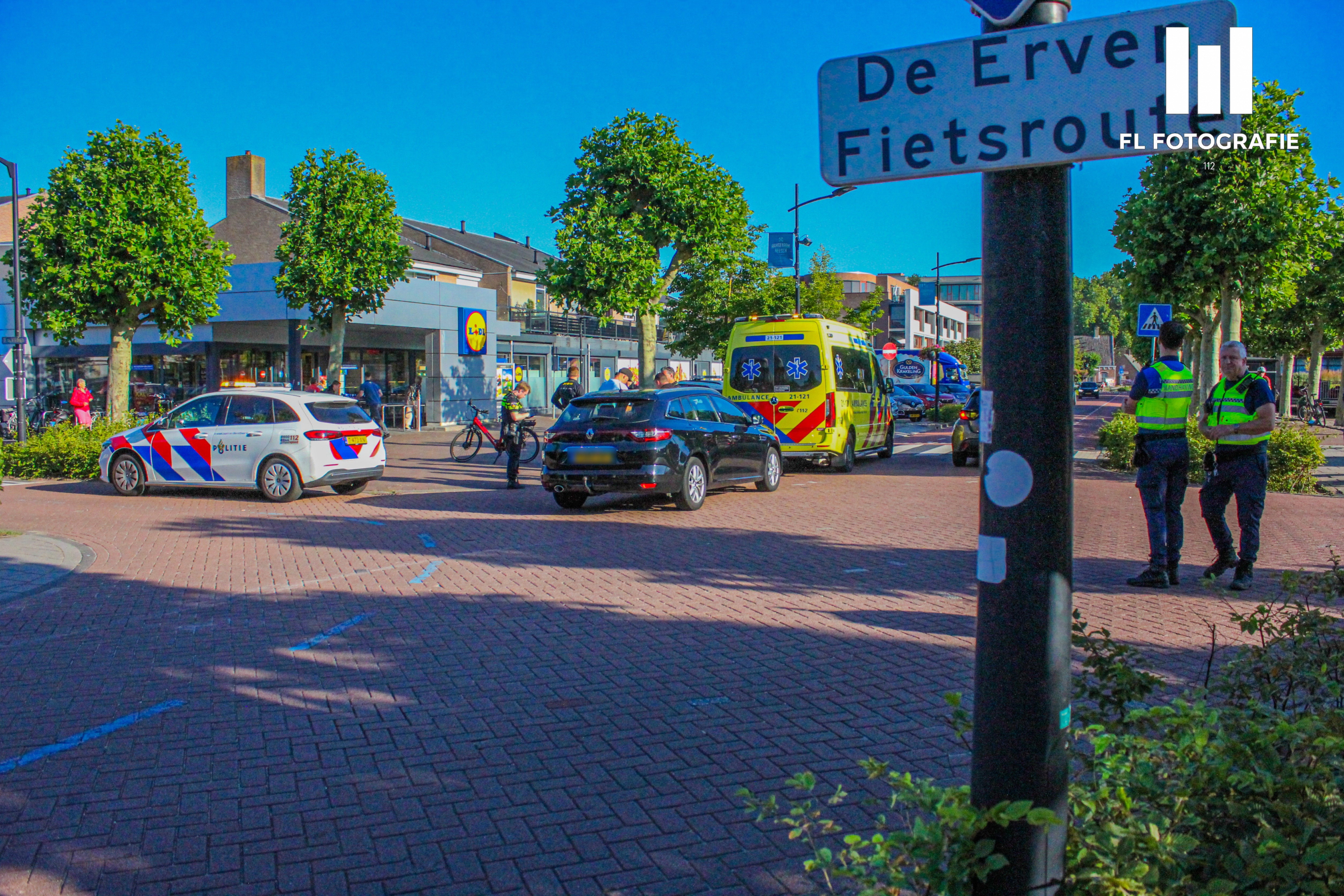 Ongeval Heesch aan de schoonstraat langs de lidl