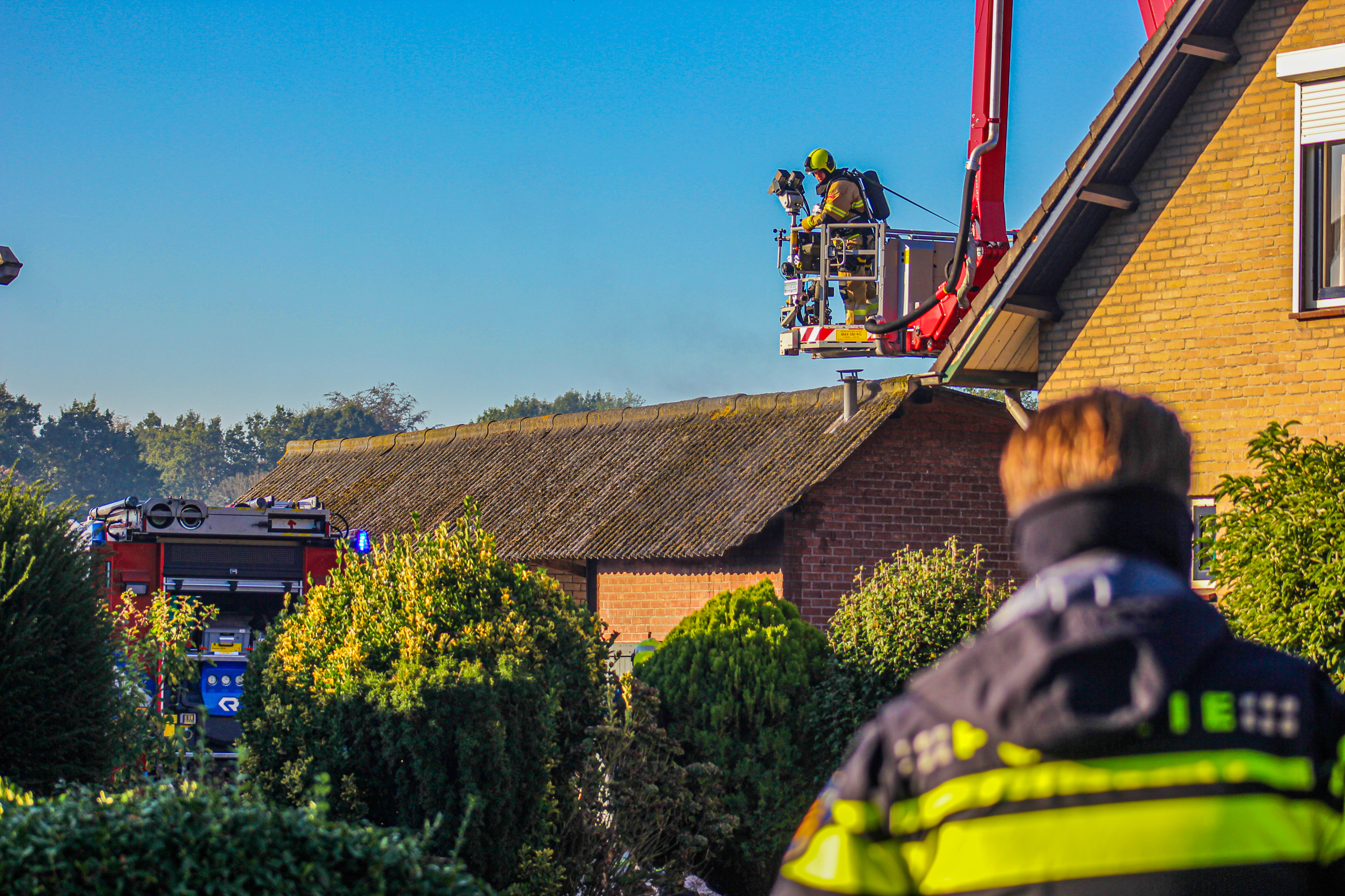 Brand in schuur aan Zoggelsestraat in Heesch